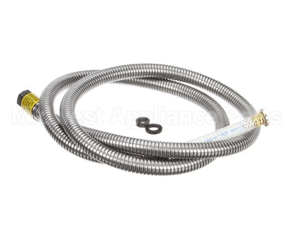 B-0068-H2A T&S Brass Hose, 68 Flexible Stainless Steel, Less