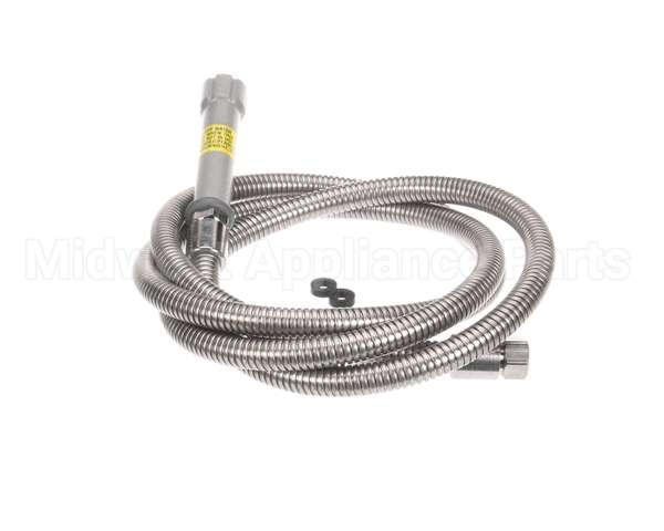 B-0096-H T&S Brass Hose, 96 Flexible Stainless Steel (Gray