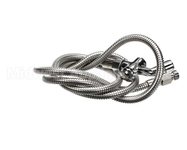 B-0101-A84 T&S Brass Push-Button Spray Valve W/ Aerator, 84 F