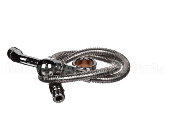 B-0101-BKF T&S Brass Push Button Spray Valve, 36 Stainless Fl