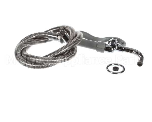 B-0102 T&S Brass Pot & Glass Filler, Plain End Curved Noz