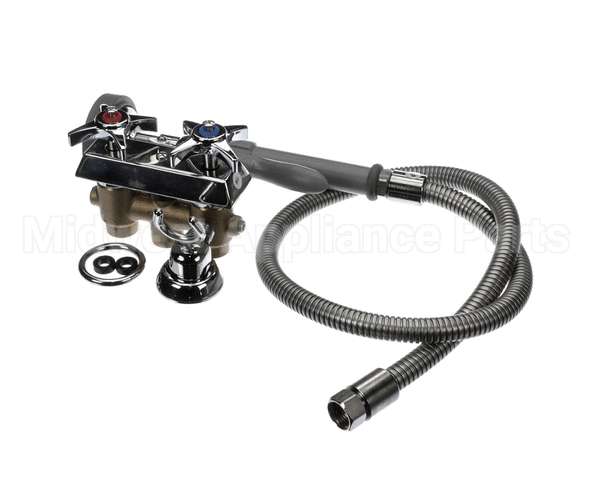 B-0105 T&S Brass Spray Valve And Wall Hook Outlet With St