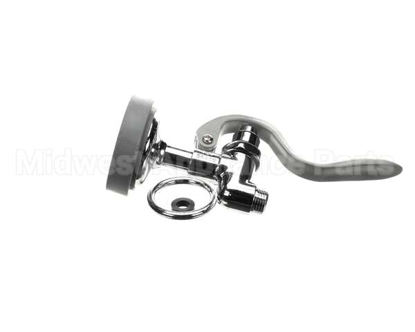 B-0107 T&S Brass Spray Valve, Gray Rubber Bumper, Doe Spr