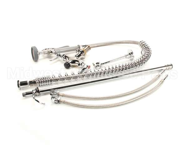 B-0113-B T&S Brass Easyinstall Pre-Rinse, Spring Action, Si