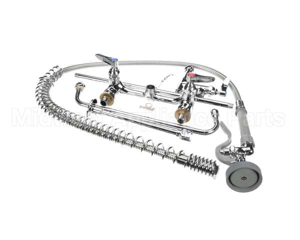 B-0133-01 T&S Brass Easyinstall Pre-Rinse, Spring Action, 8