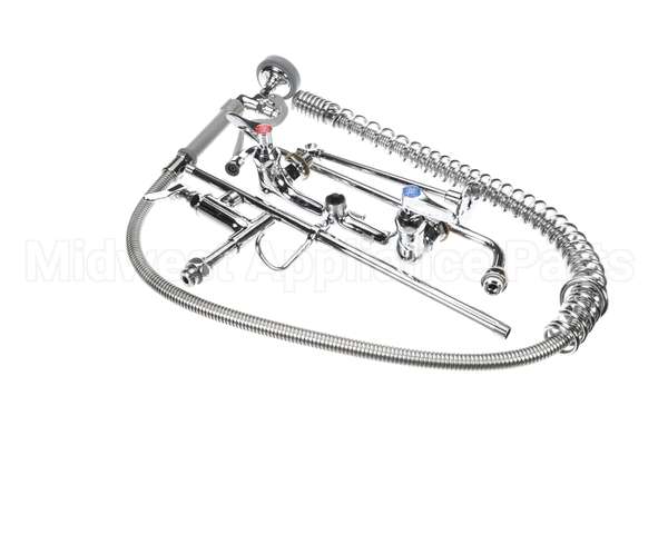 B-0133-01 T&S Brass Easyinstall Pre-Rinse, Spring Action, 8