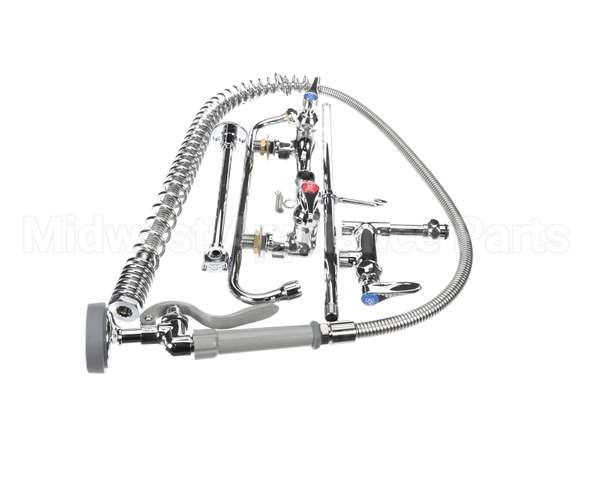 B-0133-01 T&S Brass Easyinstall Pre-Rinse, Spring Action, 8