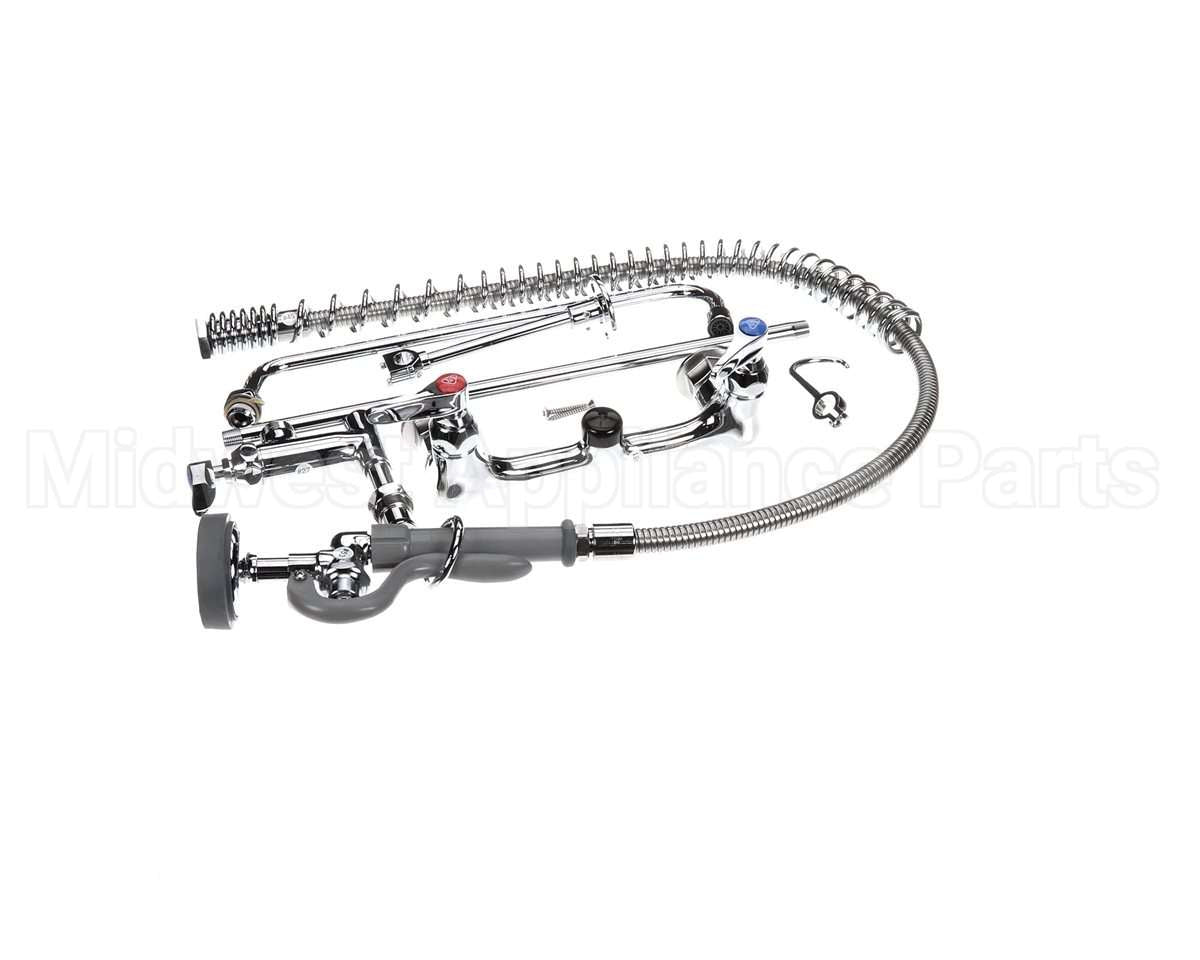 B-0133-ADF14-B T&S Brass Easyinstall Pre-Rinse, Spring Action, 8