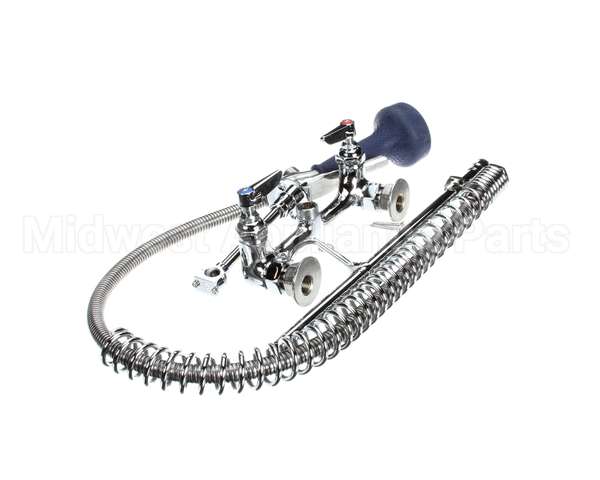 B-0133-B08 T&S Brass Easyinstall Pre-Rinse: 8 Wall Mount, 1/2