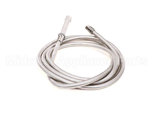 B-0144-H T&S Brass Hose, 144 Flexible Stainless Steel (Gray