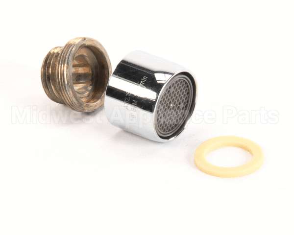 B-0199-02-F10 T&S Brass 1.0 Gpm Aerator, 3/8 Npsm Male Threads