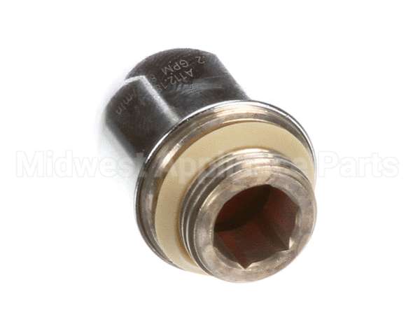B-0199-02 T&S Brass Aerator, Non-Splash, 2.2 Gpm, 3/8 Npsm M
