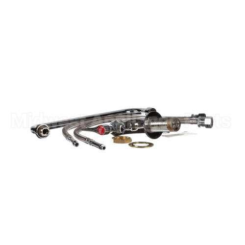 B-0201 T&S Brass Double Pantry Faucet, Single Hole Base,