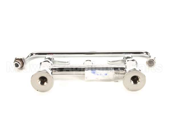 B-0221 T&S Brass Double Pantry Faucet, Deck Mount, 8 Cent