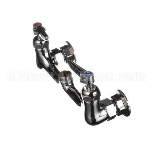 B-0230-CR-LN T&S Brass 8 Wall Mount Mixing Faucet, Sc-Cerama Ca