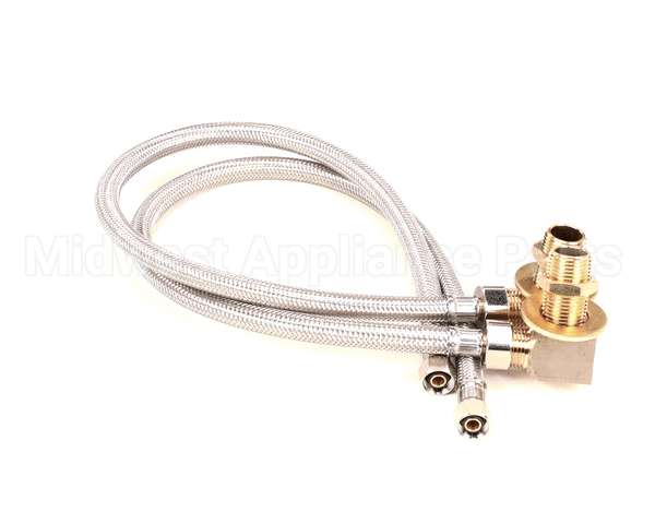 B-0230-KIT T&S Brass Inlet Kit, 1/2 Npt Nipple, Close Elbows,