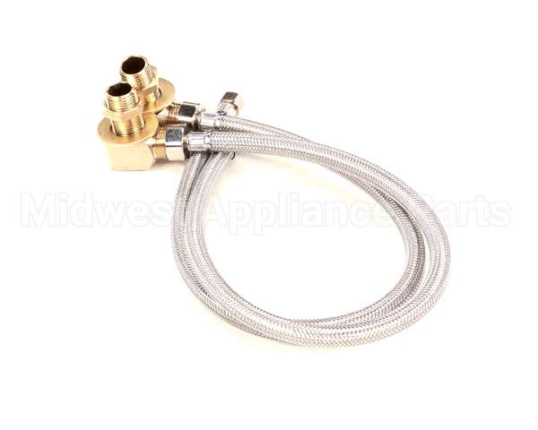 B-0230-KIT T&S Brass Inlet Kit, 1/2 Npt Nipple, Close Elbows,