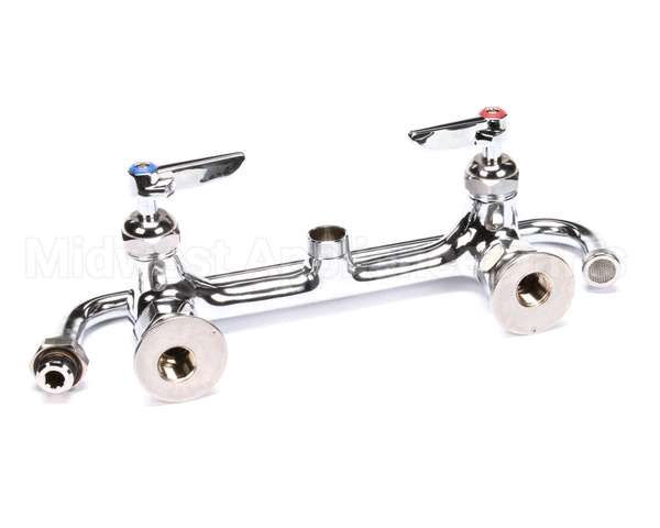 B-0231-CR T&S Brass 8 Wall Mount Faucet, 1/2 Npt Female Inle