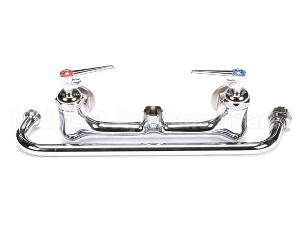 B-0231-CR T&S Brass 8 Wall Mount Faucet, 1/2 Npt Female Inle