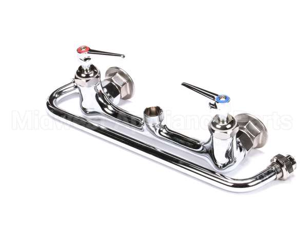 B-0231-CR T&S Brass 8 Wall Mount Faucet, 1/2 Npt Female Inle