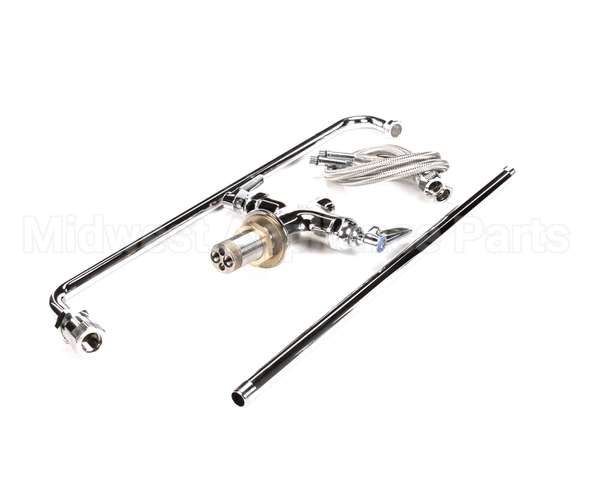 B-0270 T&S Brass Double Pantry Faucet Single Hole Base