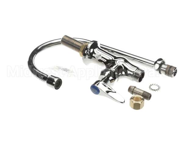 B-0305-CR-TL T&S Brass Single Pantry Faucet, Deck Mount, Cerama