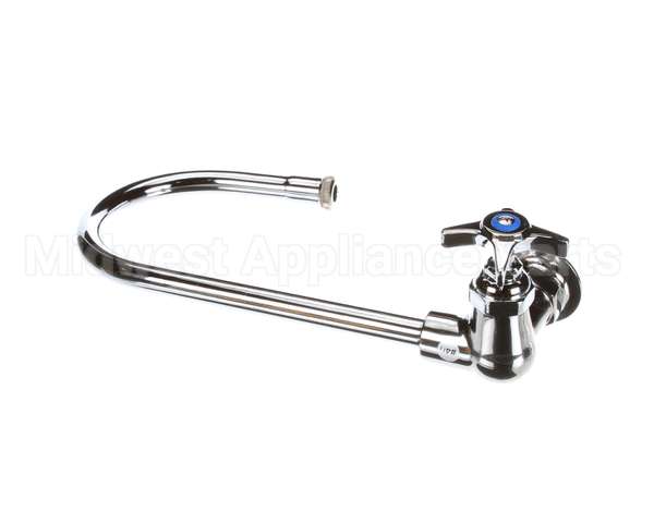 B-0310 T&S Brass Single Pantry Faucet, Wall Mt, Swivel/Ri