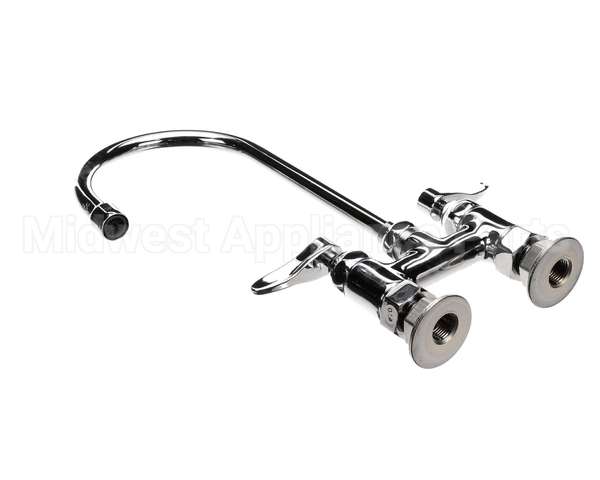 B-0325 T&S Brass Double Pantry Faucet, Deck Mount, 4 Cent