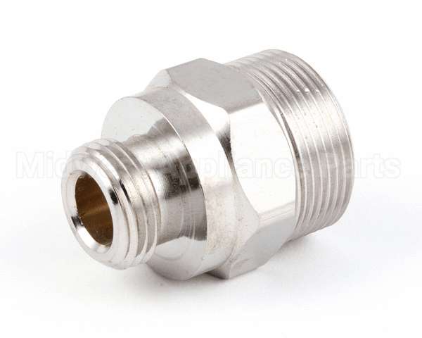 B-0412 T&S Brass Adapter, Rigid To Swivel Adapter