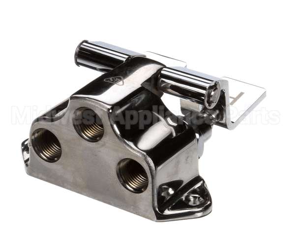 B-0502 T&S Brass Double Pedal Valve, Inlets 2-1/2 Centers
