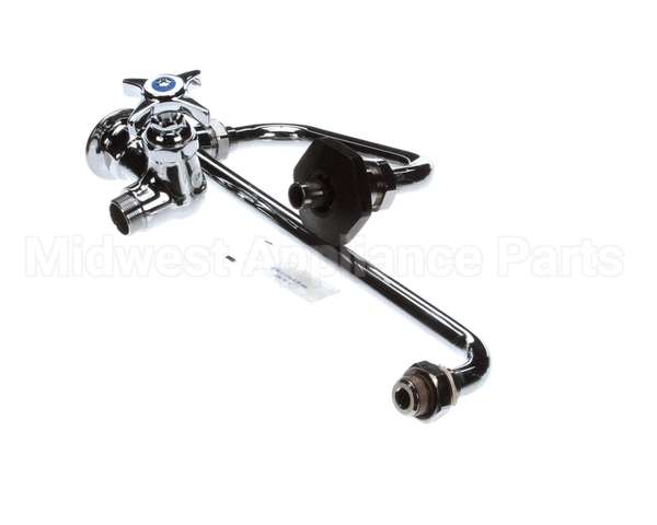 B-0592 T&S Brass Pot Filler, Wall Mount, Single Control,