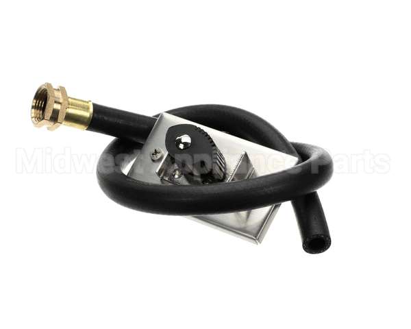B-0654 T&S Brass Hose Hanger, Stainless Steel, Spring-Loa