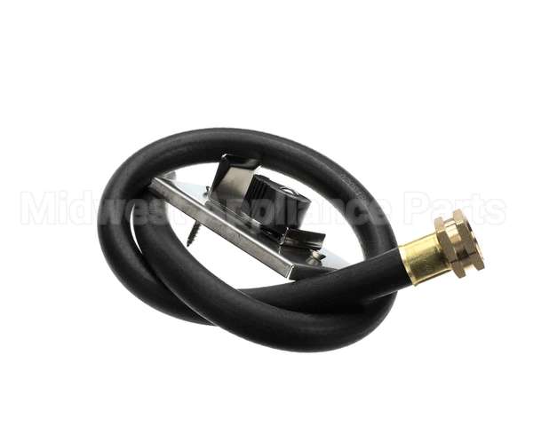 B-0654 T&S Brass Hose Hanger, Stainless Steel, Spring-Loa