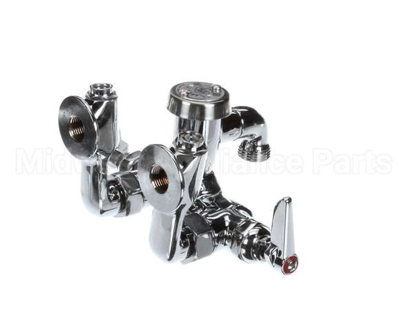 B-0669-POL T&S Brass Service Sink Faucet, Wall Mount, Adjusta