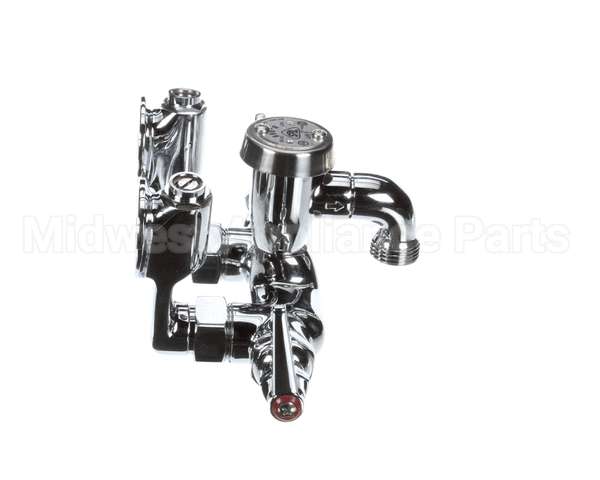 B-0669-POL T&S Brass Service Sink Faucet, Wall Mount, Adjusta