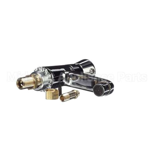 B-0712 T&S Brass Sill Faucet, Self-Closing Metering, Push