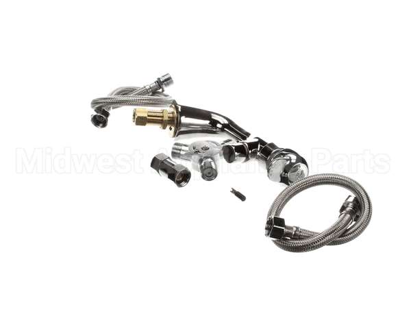 B-0807-PA T&S Brass Single Temp Metering Faucet Pivot Actio