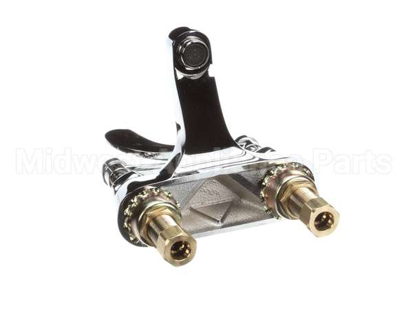 B-0890 T&S Brass Lavatory Faucet, 4 Deck Mount, Cast Spou