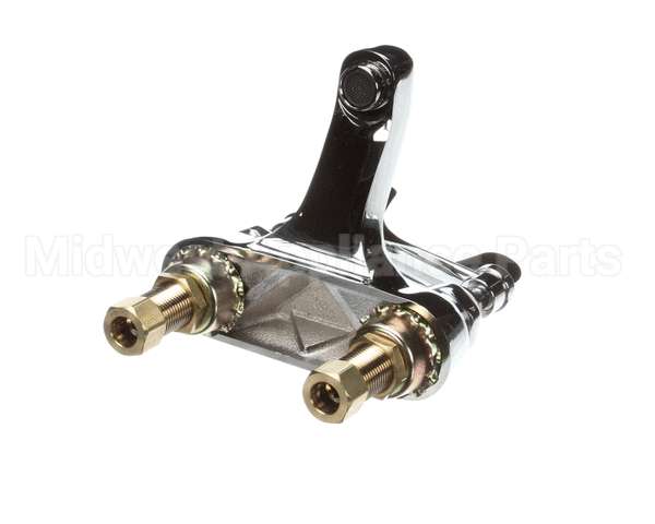 B-0890 T&S Brass Lavatory Faucet, 4 Deck Mount, Cast Spou