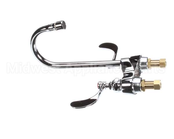 B-0892-01 T&S Brass Medical Fct, Deck Mt, Swivel/Rigid Goose