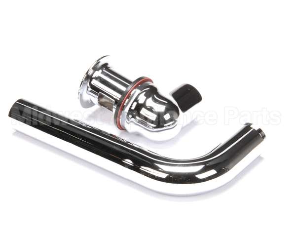 B-0898-OF T&S Brass Grid Drain Assembly, Offset, Polished Ch