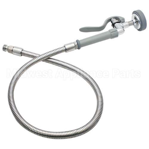 B-100 Compatible TS Brass Hose Assembly 44" T&S