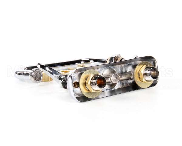 B-1110 T&S Brass Workboard Faucet, Deck Mount, 4 Centers,