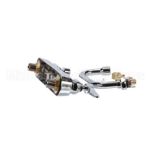 B-1120 T&S Brass Workboard Faucet, Deck Mount, 8 Centers,