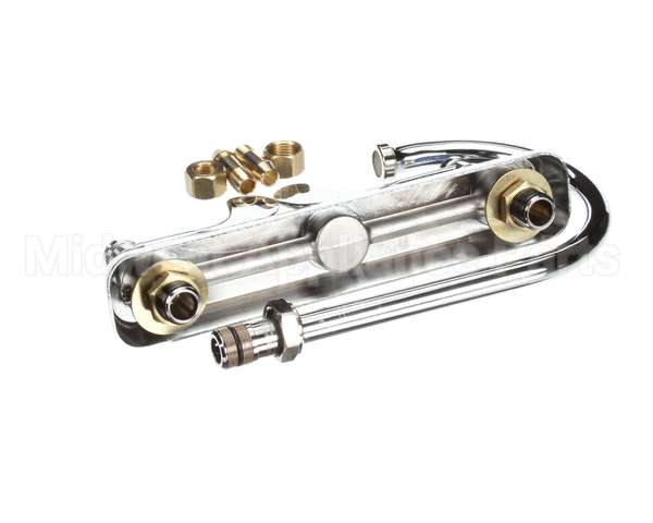 B-1142-04 T&S Brass 8C/C Deck Mount Workboard Faucet,4Wrist