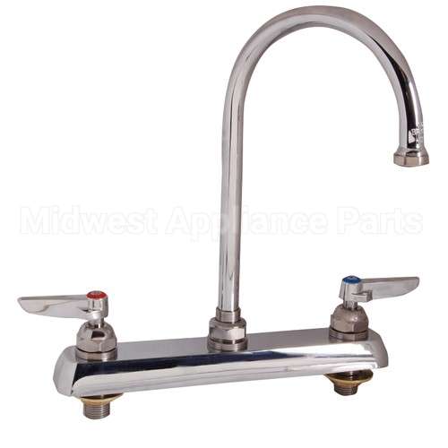 B-1142 Compatible TS Brass Faucet, 8"Deck, Gsnk, Leadfree