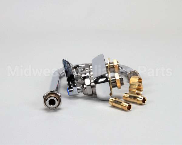 B-1146 T&S Brass Workboard Faucet, 4 Wall Mount, 133X Swi