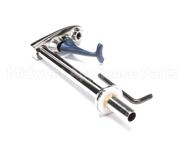 B-1210 T&S Brass Glass Filler, 8 Deck Mount Pedestal, 1/2