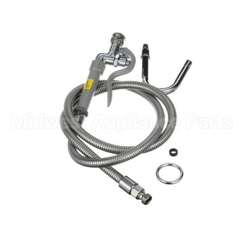 B-1413 T&S Brass Pot & Kettle Filler, Quick-Connect Hook