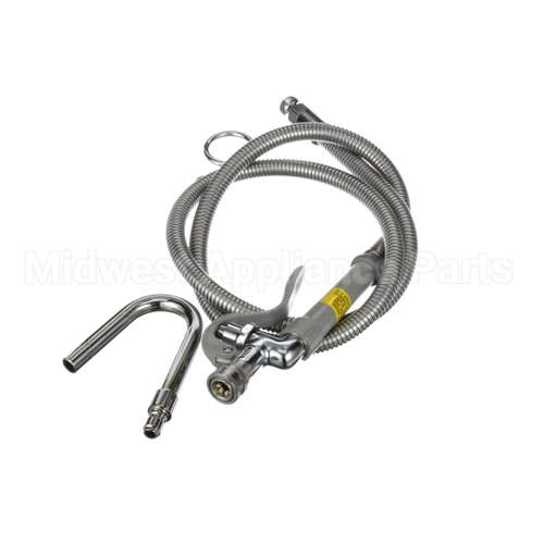 B-1413 T&S Brass Pot & Kettle Filler, Quick-Connect Hook